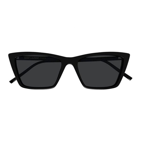 NEW SL737 MICA THIN 001 SAINT LAURENT SUNGLASSES WOMEN BLACK SQUARE EYEW… - Picture 3 of 5